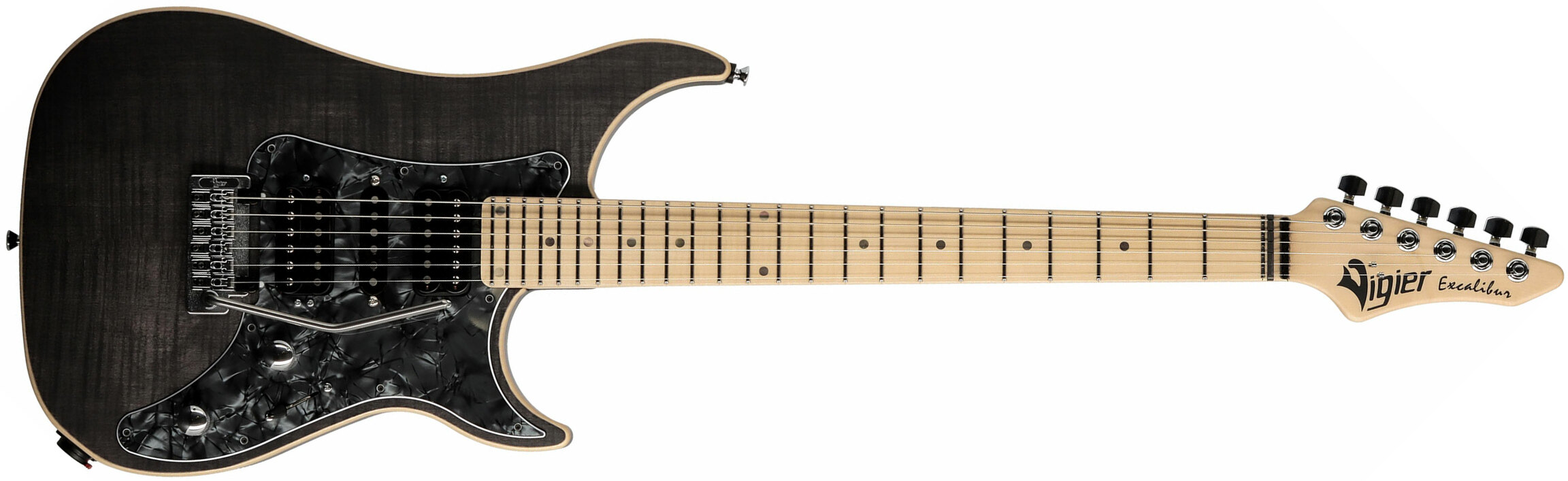 Vigier Excalibur Special Hsh Trem Mn +housse - Black Diamond - Guitarra eléctrica de doble corte - Main picture