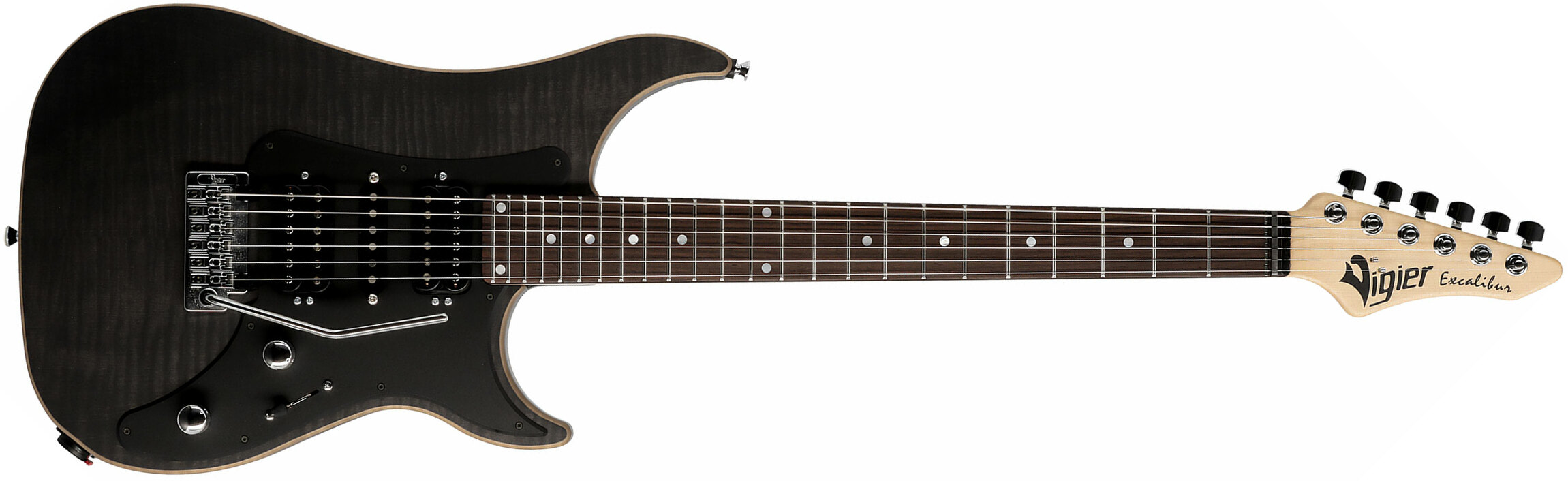 Vigier Excalibur Special Hsh Trem Rw - Black Diamond Matte - Guitarra eléctrica con forma de str. - Main picture