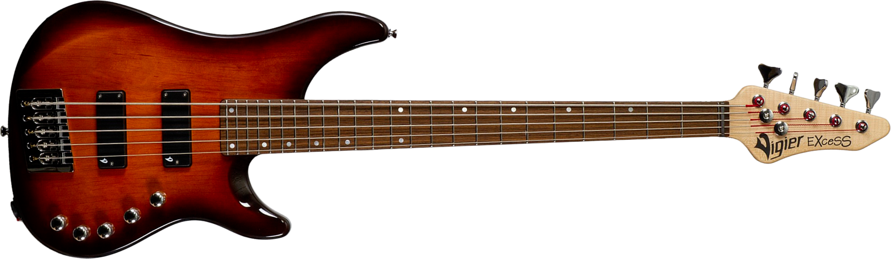 Vigier Excess Original 5c Active Rw - Antique Violin - Bajo eléctrico de cuerpo sólido - Main picture