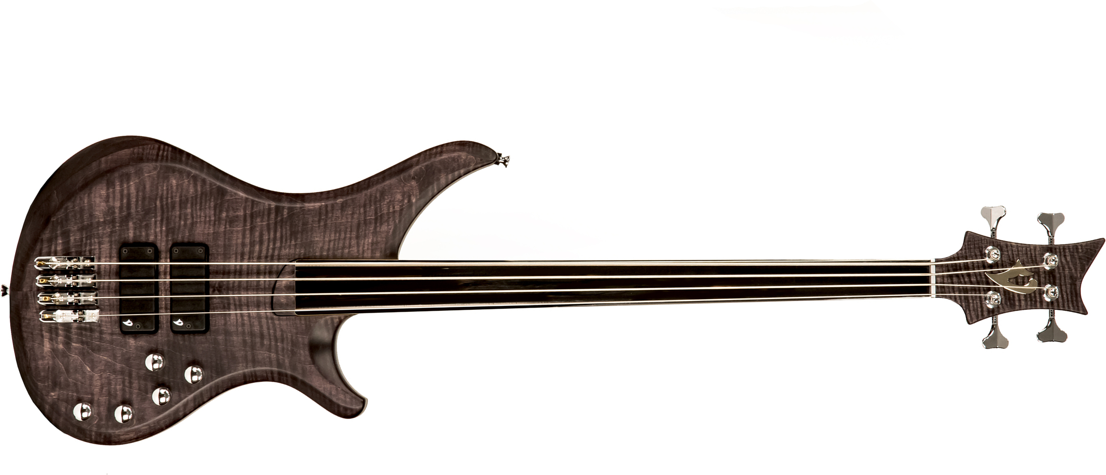 Vigier Passion Iv Fretless Imetal Active Dm +etui - Black Diamond - Bajo eléctrico de cuerpo sólido - Main picture