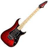 Vigier Excalibur Custom Hsh Mn - Mysterious Red - Guitarra eléctrica con forma de str. - Variation 1
