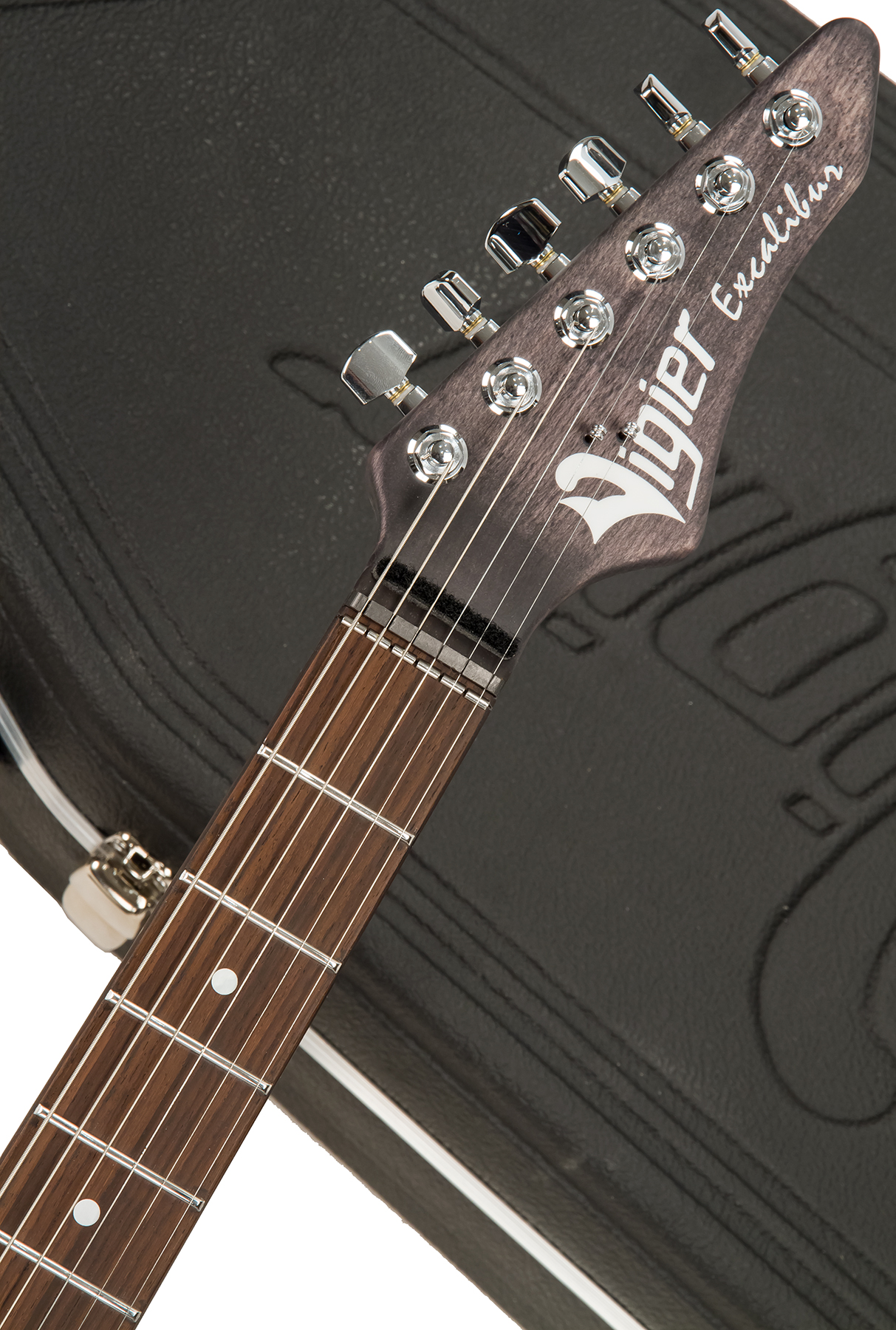 Vigier Excalibur Speciaal Hsh Trem Rw - Velour Noir - Guitarra electrica metalica - Variation 4