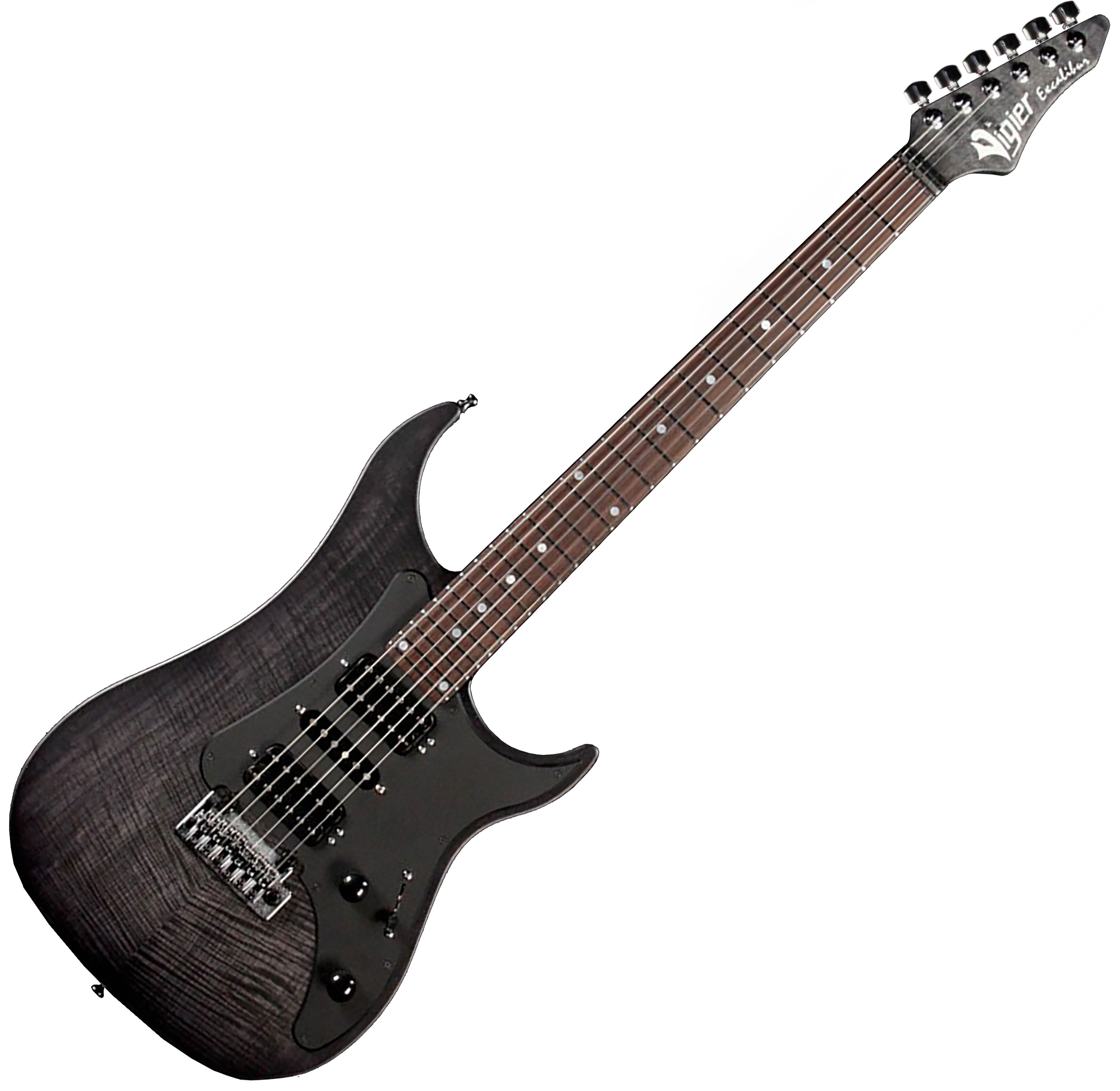 Vigier Excalibur Special Hsh Trem Mn +housse - Velour Noir - Guitarra eléctrica de 7 cuerdas - Variation 1