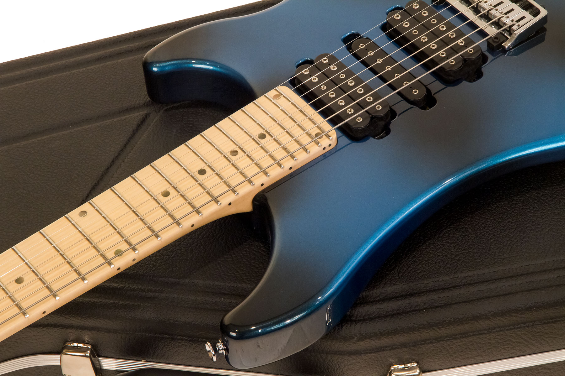 Vigier Excalibur Supra 7c Hsh Trem Mn - Urban Blue - Guitarra eléctrica de 7 cuerdas - Variation 1