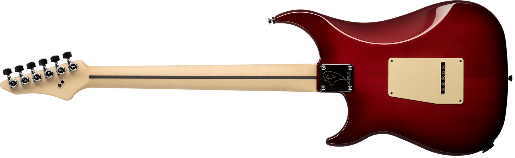 Vigier Excalibur Supraa Hsh Trem Mn - Clear Red - Guitarra eléctrica con forma de str. - Variation 1
