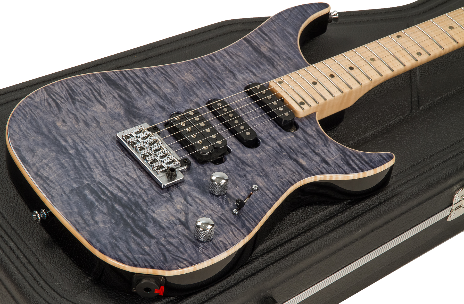 Vigier Excalibur Ultra Blues Hss Trem Mn - Light Sapphire - Guitarra eléctrica con forma de str. - Variation 1