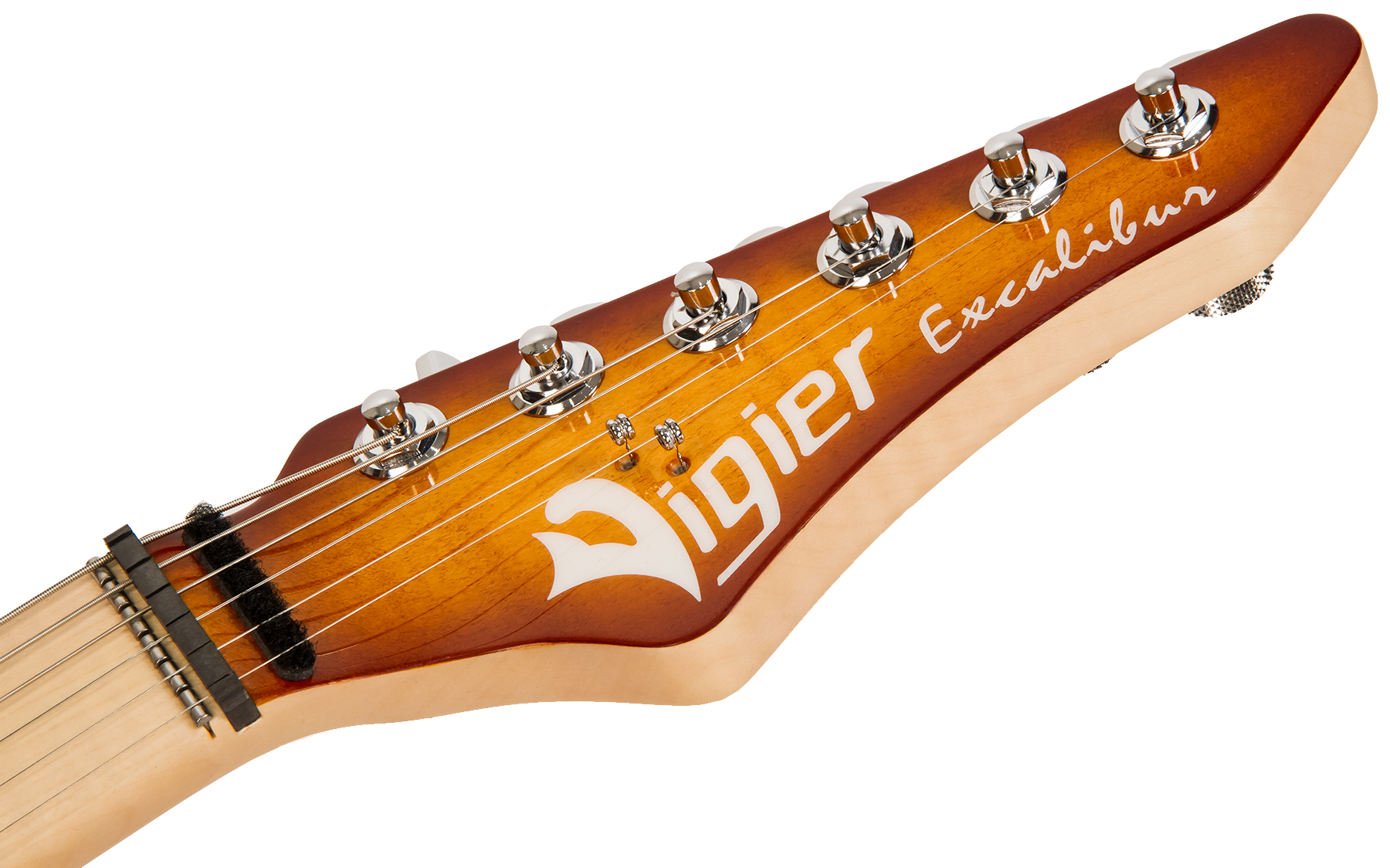 Vigier Excalibur Ultra Blues Hss Trem Mn - Amber - Guitarra eléctrica de doble corte - Variation 4