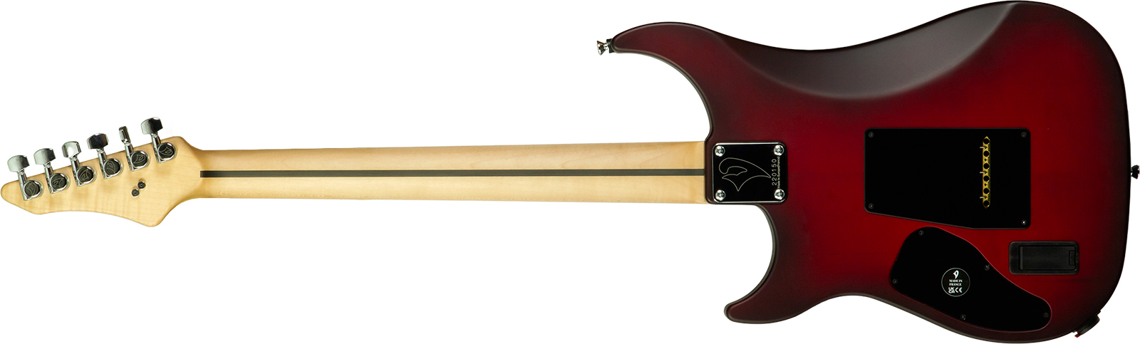 Vigier Excalibur Ultra Hsh Trem Mn - Double Ruby Fade Matte - Guitarra eléctrica con forma de str. - Variation 6