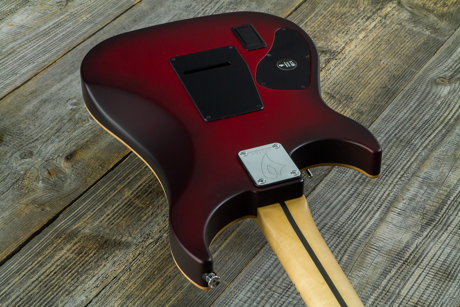 Vigier Excalibur Ultra Hsh Trem Mn - Double Ruby Fade Matte - Guitarra eléctrica con forma de str. - Variation 7