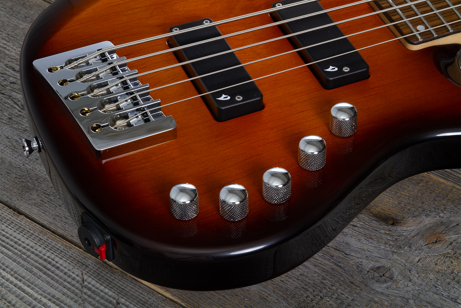 Vigier Excess Original 5c Active Rw - Antique Violin - Bajo eléctrico de cuerpo sólido - Variation 3