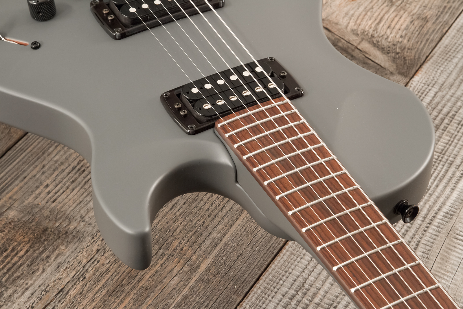 Vigier G.v. Rock 2h Ht Rw - Grey Matter - Guitarra eléctrica de corte único. - Variation 4
