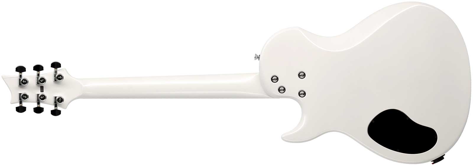 Vigier G.v. Rock 2h Ht Rw Phe - Pearl White - Guitarra eléctrica de corte único. - Variation 1