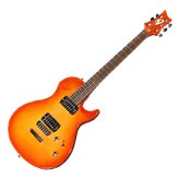 Vigier G.v. Rock Hh Rosewood - Amber - Guitarra eléctrica de corte único. - Variation 1