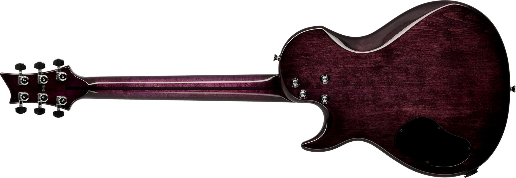 Vigier G.v. Wood 2h Ht Phe - Purple Fade - Guitarra eléctrica de corte único. - Variation 1