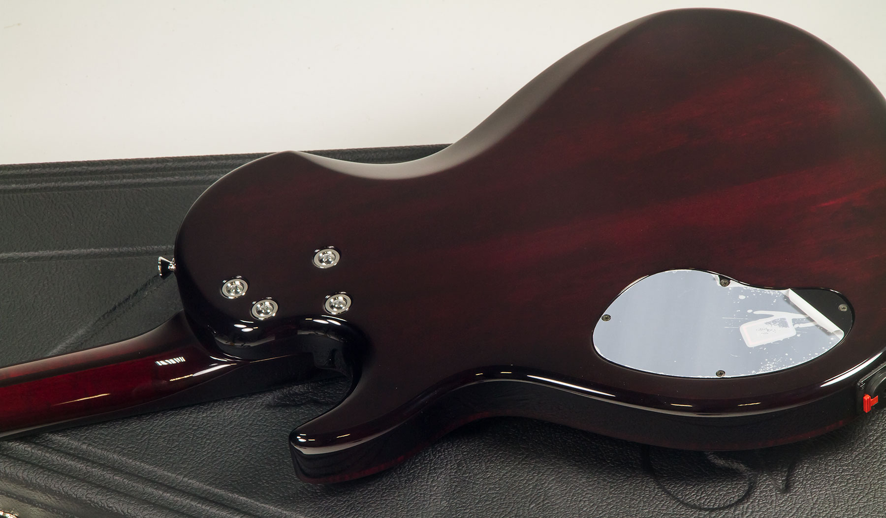 Vigier G.v. Wood Hh Ht Phe - Burgundy Fade - Guitarra eléctrica de corte único. - Variation 3