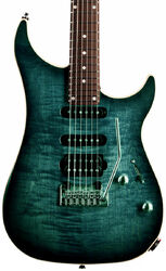 Guitarra eléctrica con forma de str. Vigier                         Excalibur Ultra Blues (HSS, Trem, RW) - Deep blue