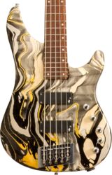 Bajo eléctrico de cuerpo sólido Vigier                         Excess Original 5-String - Rock Art
