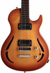 Guitarra eléctrica semi caja Vigier G.V. Hollow - Amber