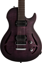 Guitarra eléctrica semi caja Vigier                         G.V. Wood Hollow - Purple fade