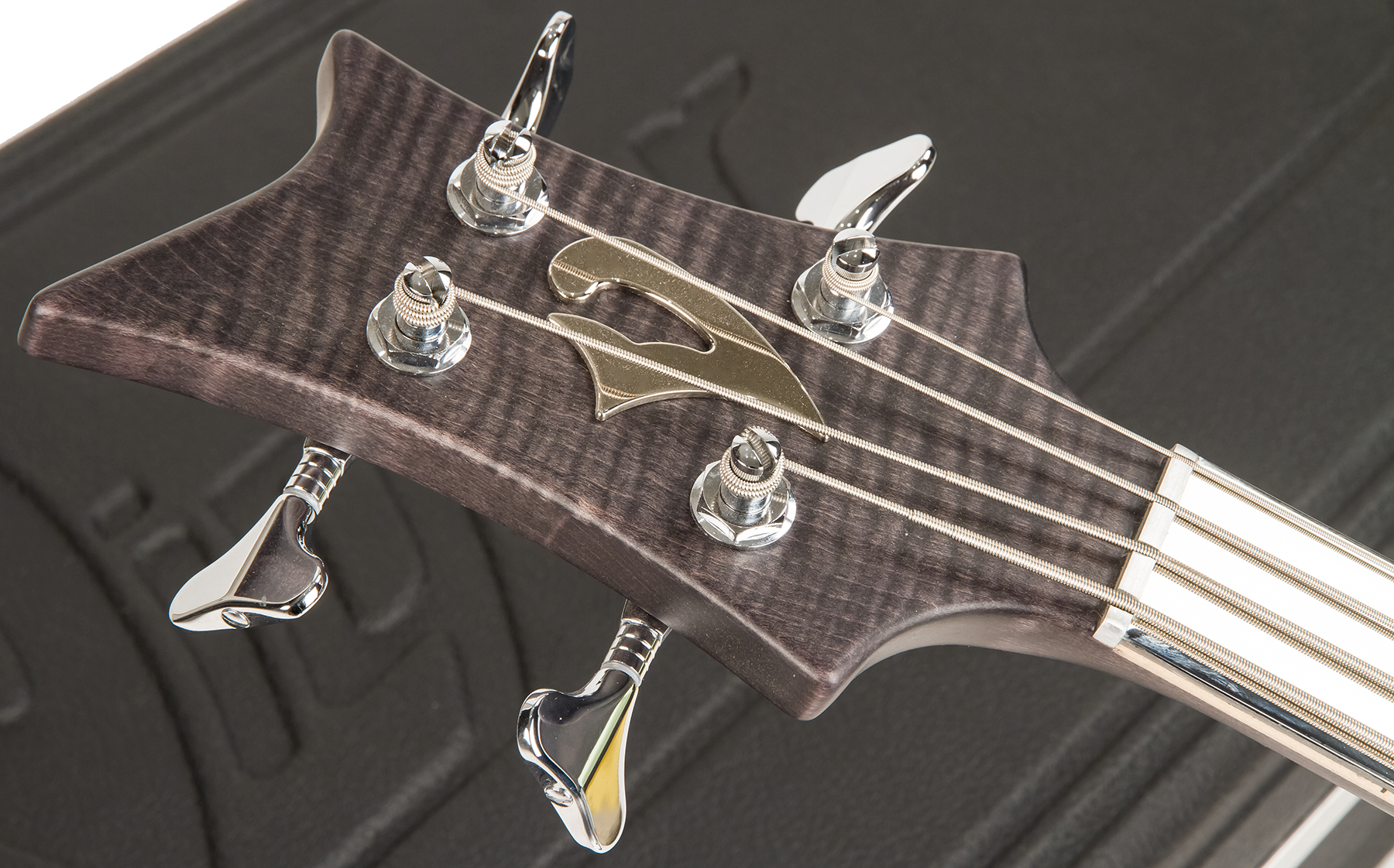 Vigier Passion Iv Fretless Imetal Active Dm +etui - Black Diamond - Bajo eléctrico de cuerpo sólido - Variation 5