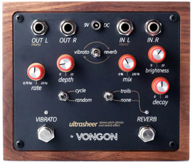 Vongon Ultrasheer Stereo Pitch Vibrato And Reverb - Pedal de chorus / flanger / phaser / modulación / trémolo - Main picture