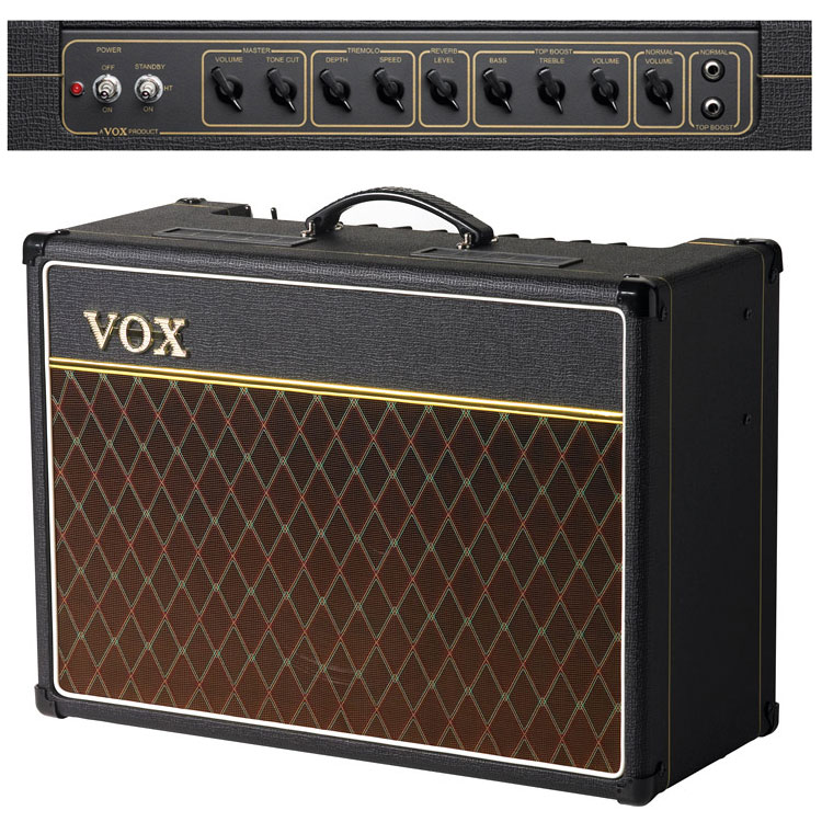Vox Ac15c1 Custom 15w 1x12 Greenback Black - Combo amplificador para guitarra eléctrica - Variation 1