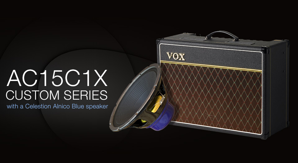 Vox Ac15c1x Custom 15w 1x12 Celestion Alnico Blue Black - Combo amplificador para guitarra eléctrica - Variation 4