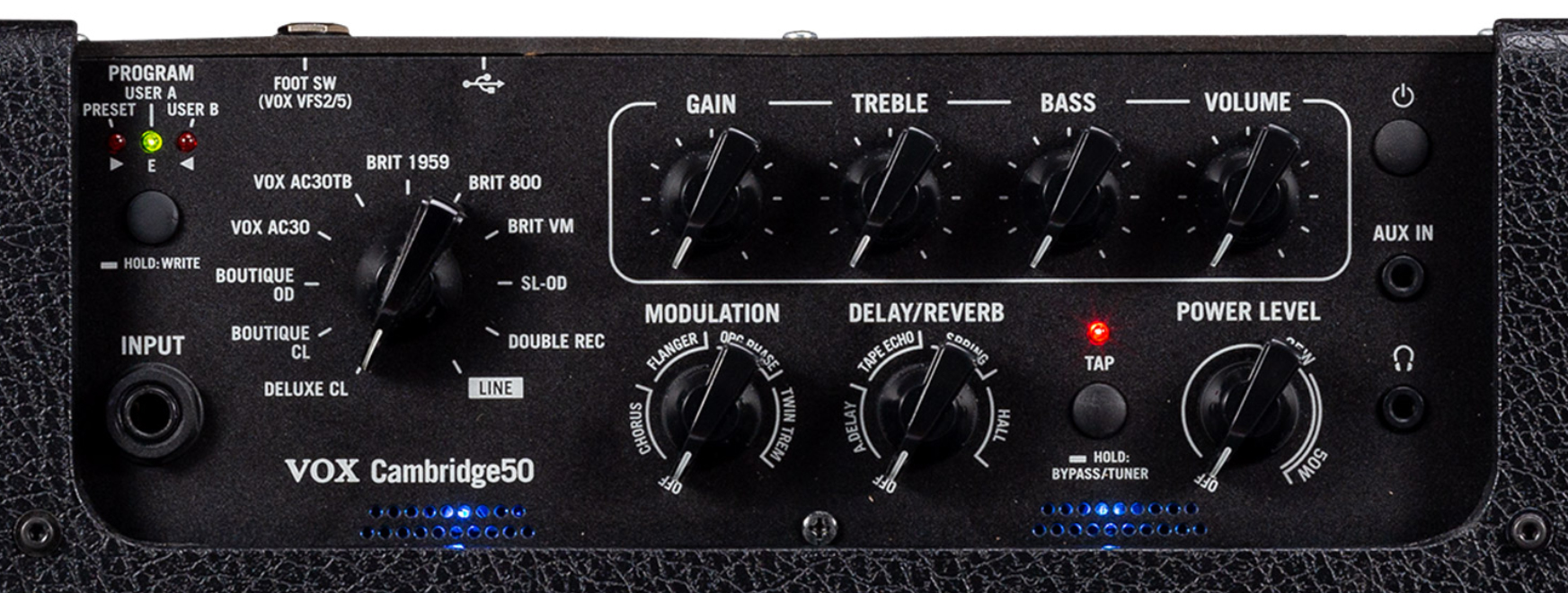Vox Cambridge 50 Nutube 50w 1x12 - Combo amplificador para guitarra eléctrica - Variation 2