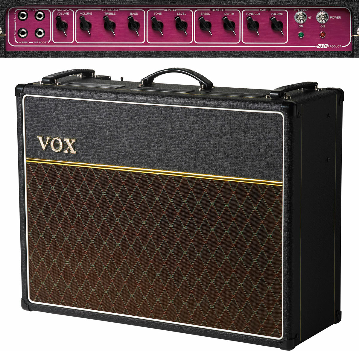 Vox Ac30c2 Custom 30w 2x12 Celestion G12m Greenback - Combo amplificador para guitarra eléctrica - Main picture