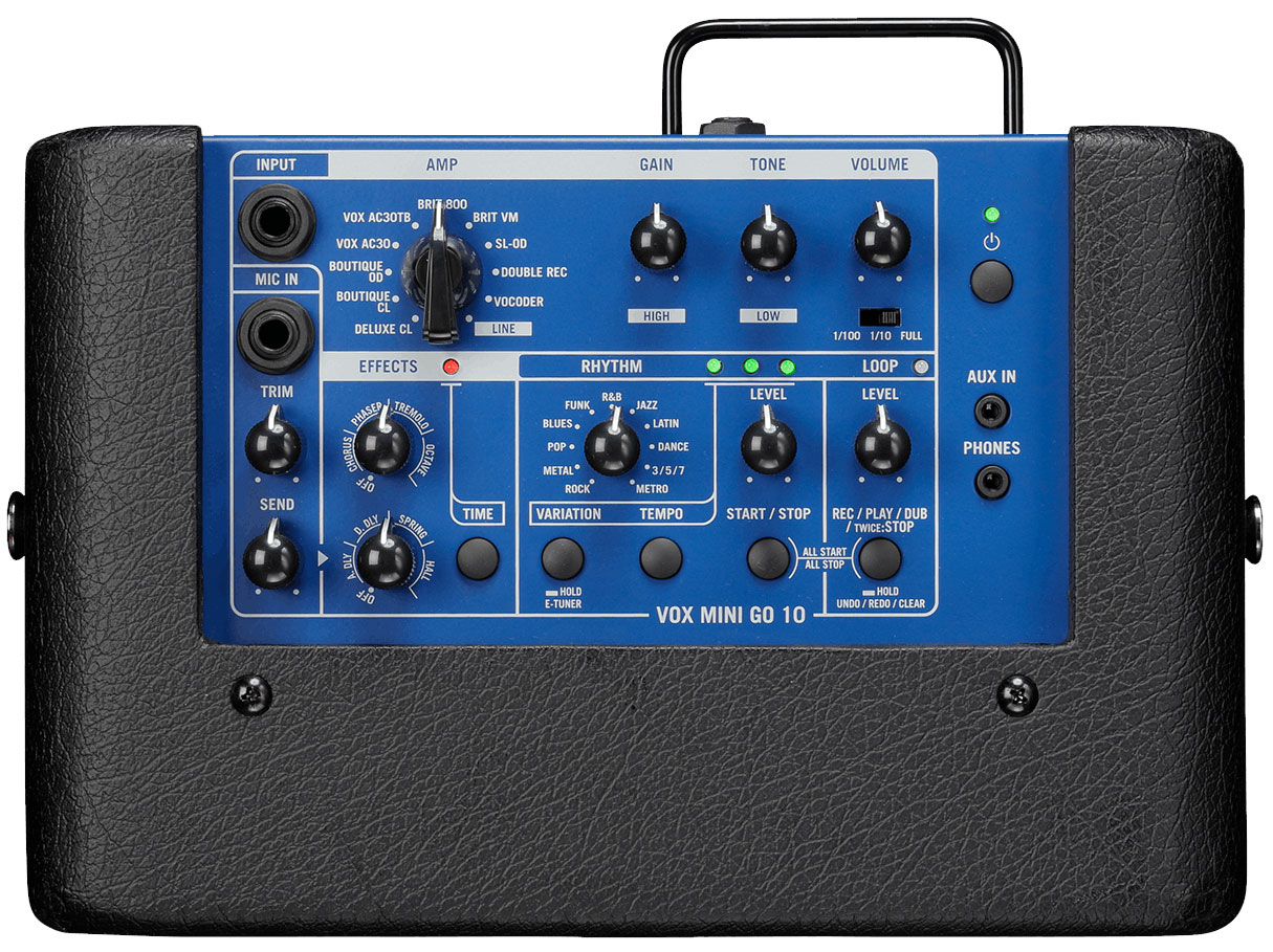 Vox Mini Go 10 Ltd 1x6.5 10w Cobalt Blue - Combo amplificador para guitarra eléctrica - Variation 2