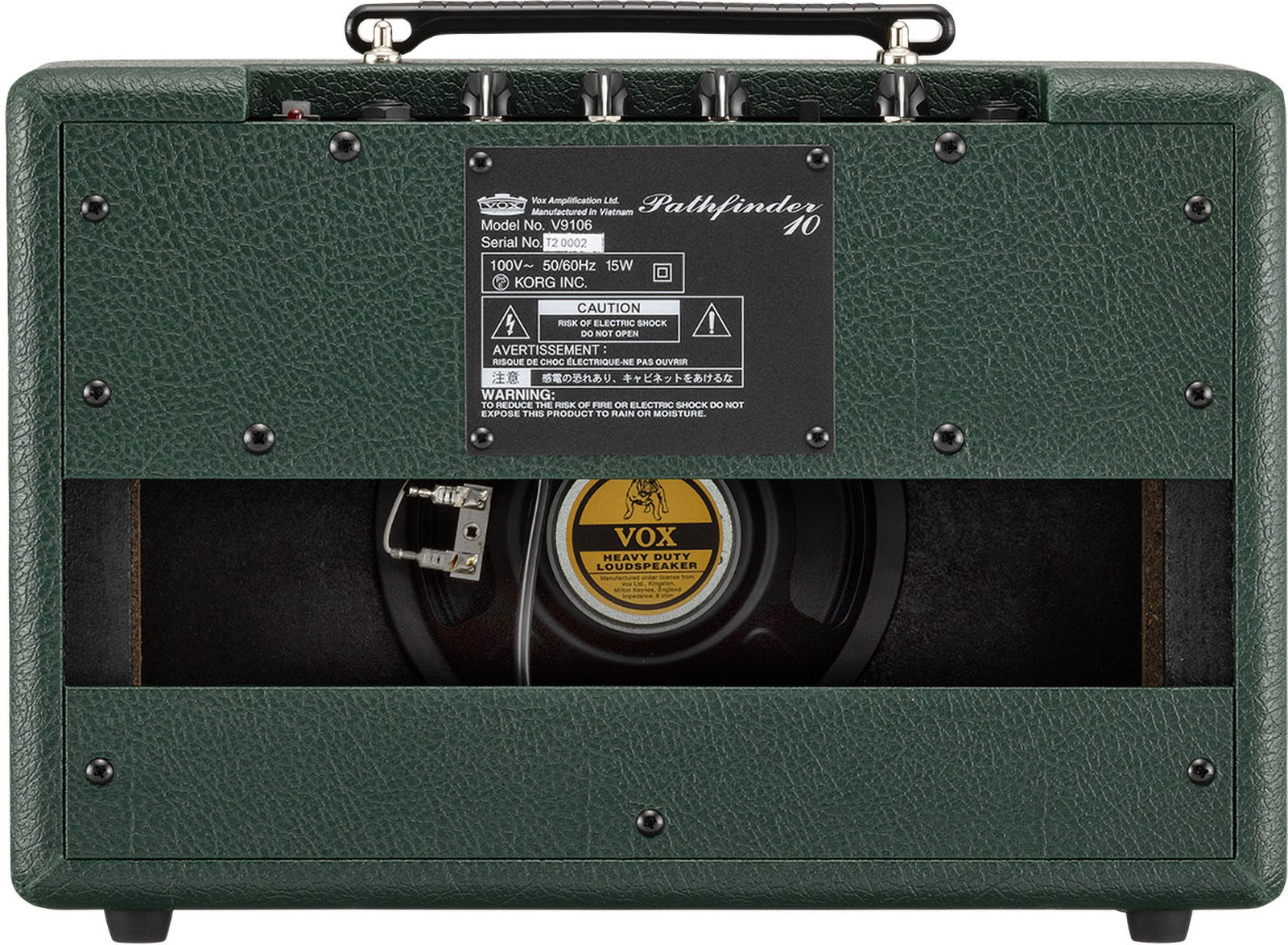 Vox Pathfinder 10w British Racing Green - Combo amplificador para guitarra eléctrica - Variation 4