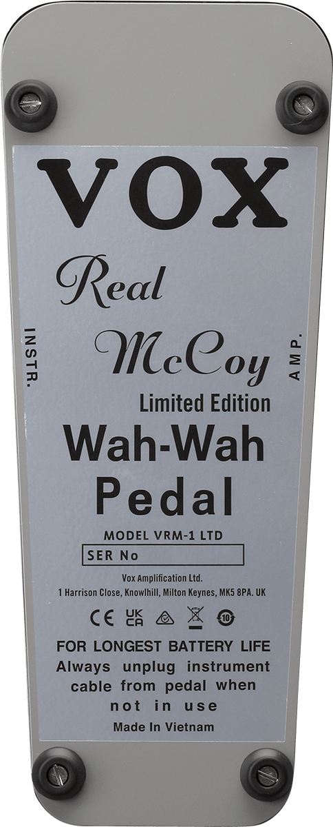Vox Vrm-1-ltd Real Mccoy Chrome Edition Wah - Pedal wah / filtro - Variation 3
