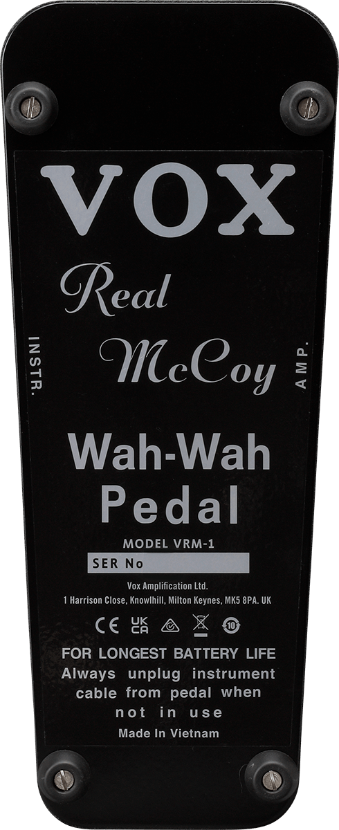 Vox Vrm-1 Real Mccoy Wah Pedal - Pedal wah / filtro - Variation 2