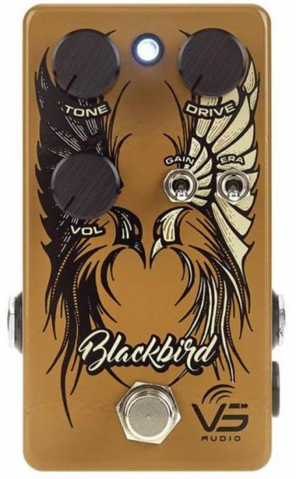 Pedal overdrive / distorsión / fuzz Vs audio Blackbird Overdrive