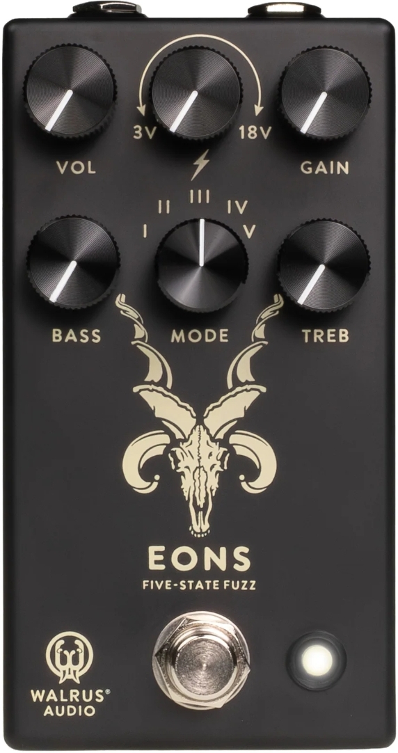 Walrus Audio Eons Five State Fuzz Black - Pedal overdrive / distorsión / fuzz - Main picture