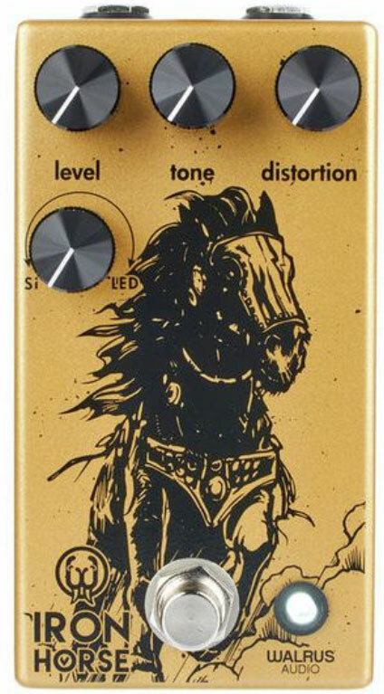 Walrus Iron Horse Lm308 Distortion V3 - Pedal overdrive / distorsión / fuzz - Main picture