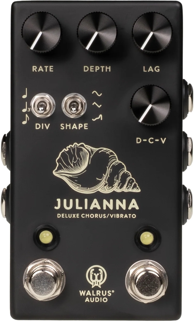 Walrus Audio Julianna Deluxe Chorus/vibrato Black - Pedal de chorus / flanger / phaser / modulación / trémolo - Main picture