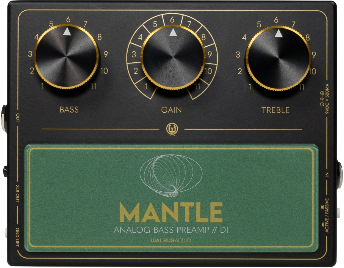 Walrus Audio Mantle Analog Bass Preamp // Di - Preamplificador para bajo - Main picture