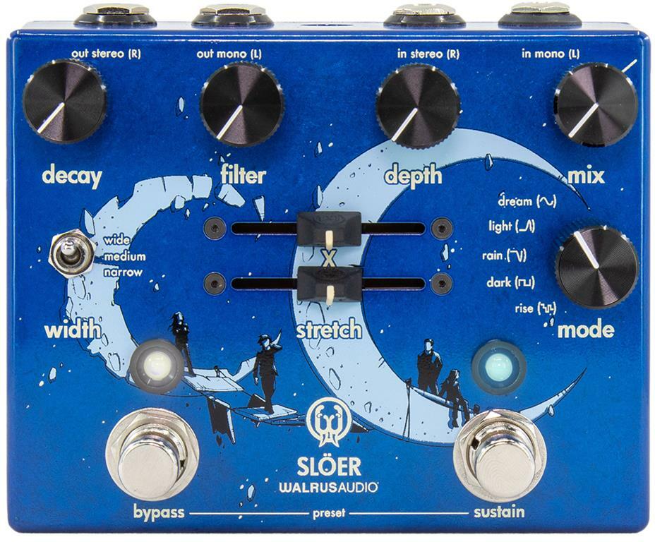 Walrus Sloer Stereo Ambient Reverb Blue - Pedal de reverb / delay / eco - Main picture