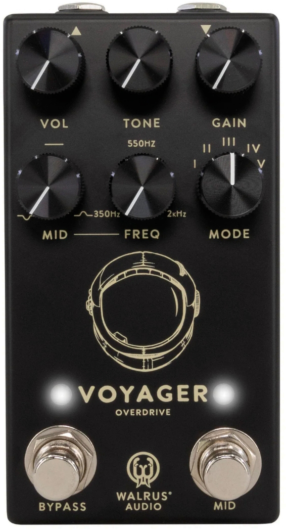 Walrus Audio Voyager Preamp/overdrive Mkii Black - Pedal overdrive / distorsión / fuzz - Main picture