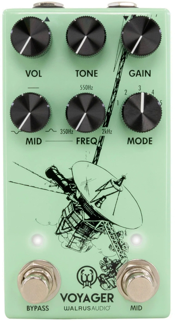 Walrus Audio Voyager Preamp/overdrive Mkii Seafoam - Pedal overdrive / distorsión / fuzz - Main picture
