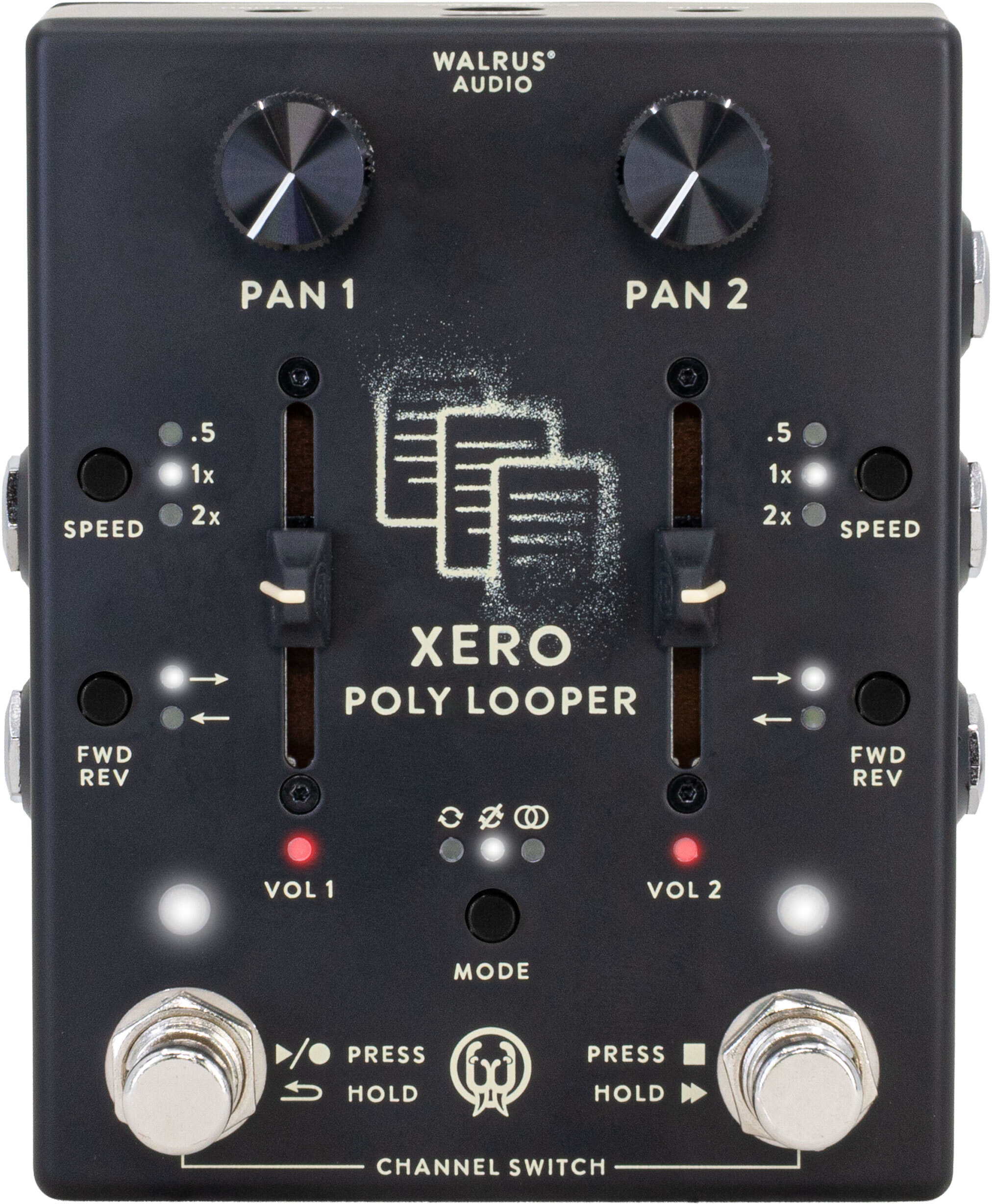 Walrus Audio Xero Poly Looper Black - Pedal looper - Main picture