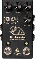 Pedal de chorus / flanger / phaser / modulación / trémolo Walrus audio Julianna Deluxe Chorus/Vibrato - Black