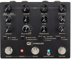 Pedalera multiefectos para guitarra eléctrica Walrus audio QI Etherealizer Black