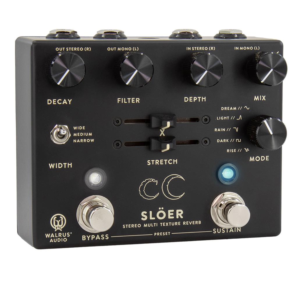 Walrus Sloer Stereo Ambient Reverb Black - Pedal de reverb / delay / eco - Variation 1