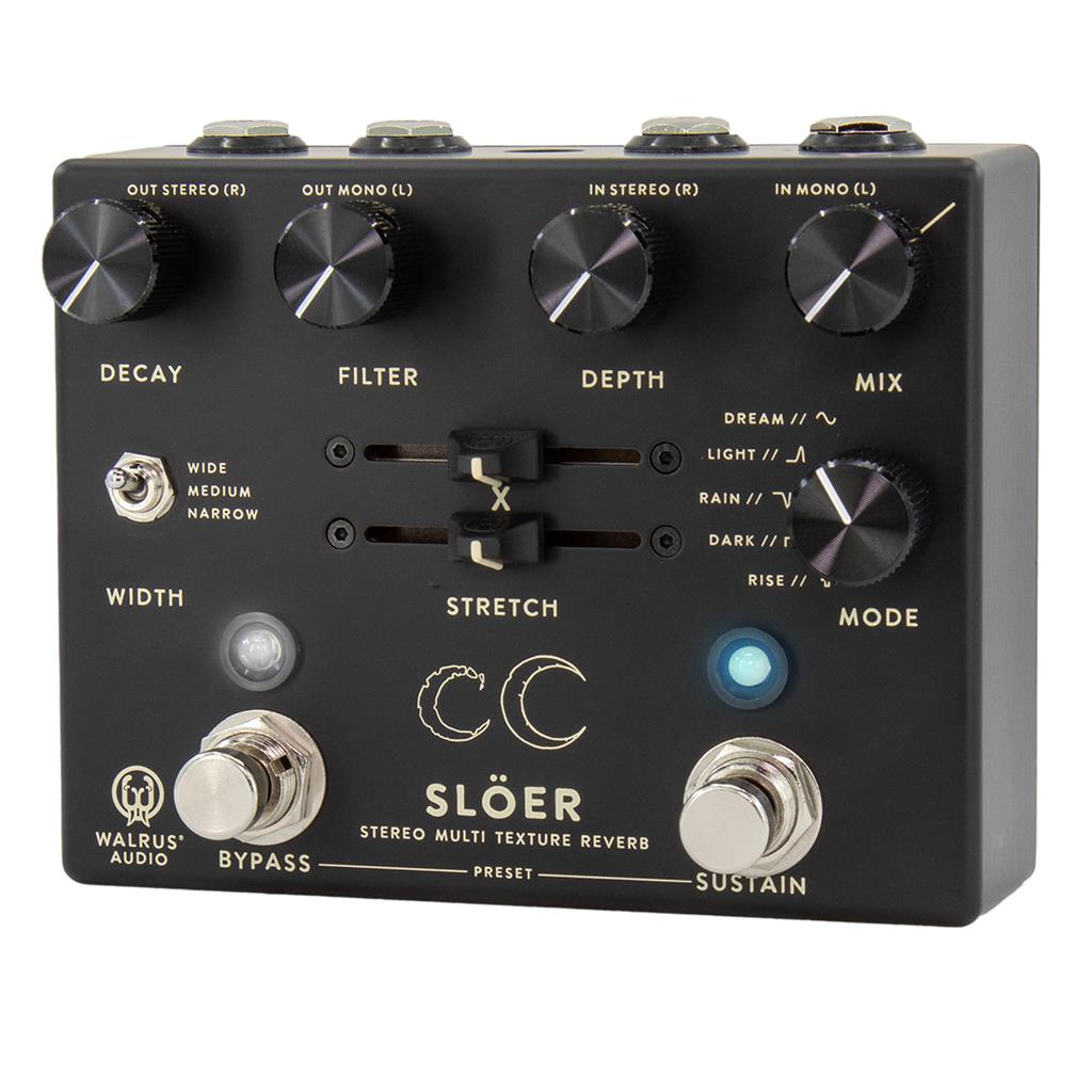 Walrus Sloer Stereo Ambient Reverb Black - Pedal de reverb / delay / eco - Variation 2