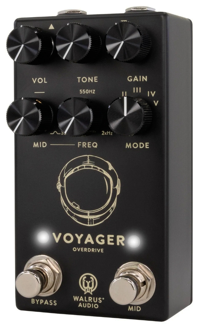 Walrus Audio Voyager Preamp/overdrive Mkii Black - Pedal overdrive / distorsión / fuzz - Variation 1