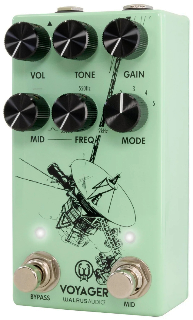 Walrus Audio Voyager Preamp/overdrive Mkii Seafoam - Pedal overdrive / distorsión / fuzz - Variation 1