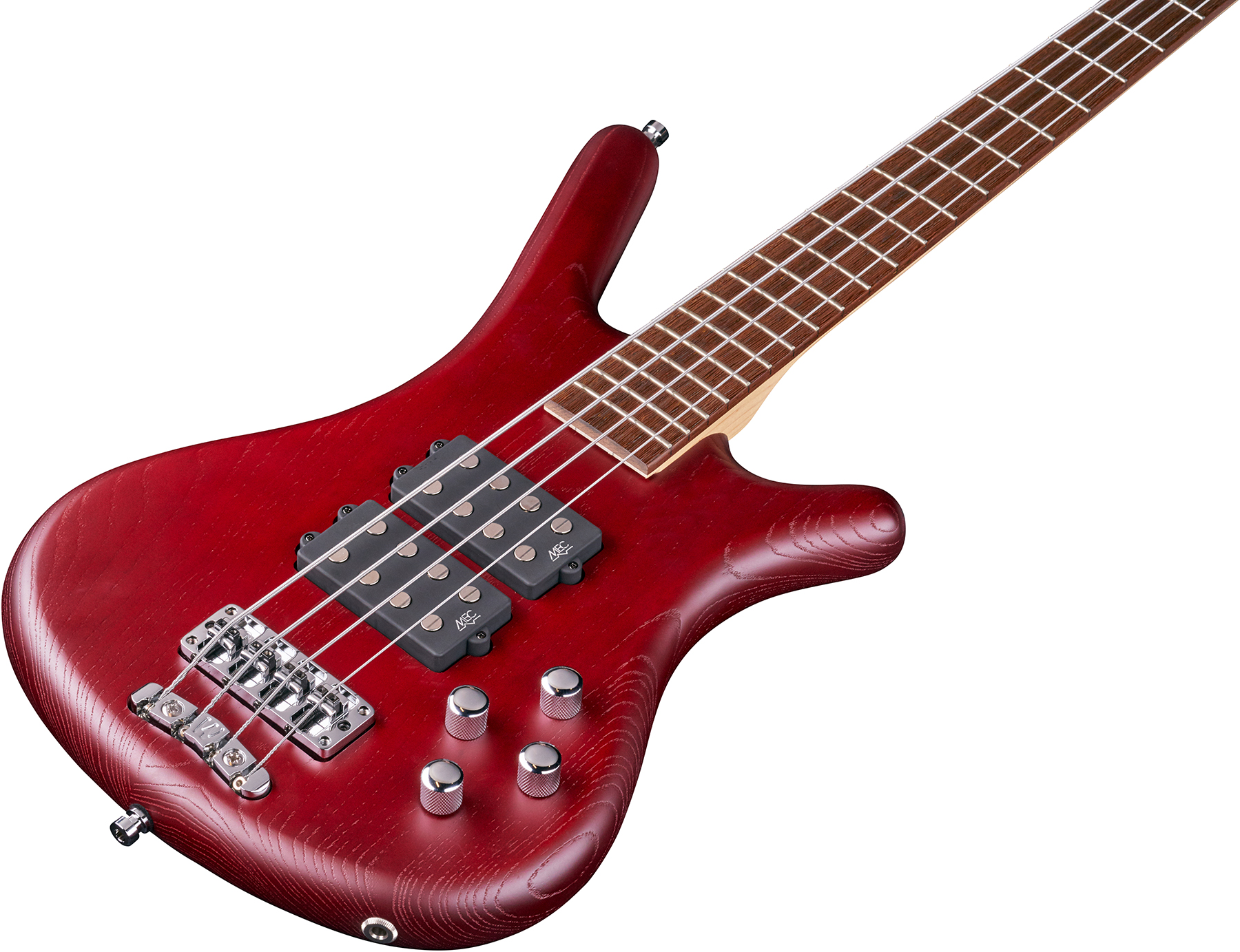 Warwick Corvette $$ 4c Rockbass Active Wen - Burgundy Red Satin - Bajo eléctrico de cuerpo sólido - Variation 2