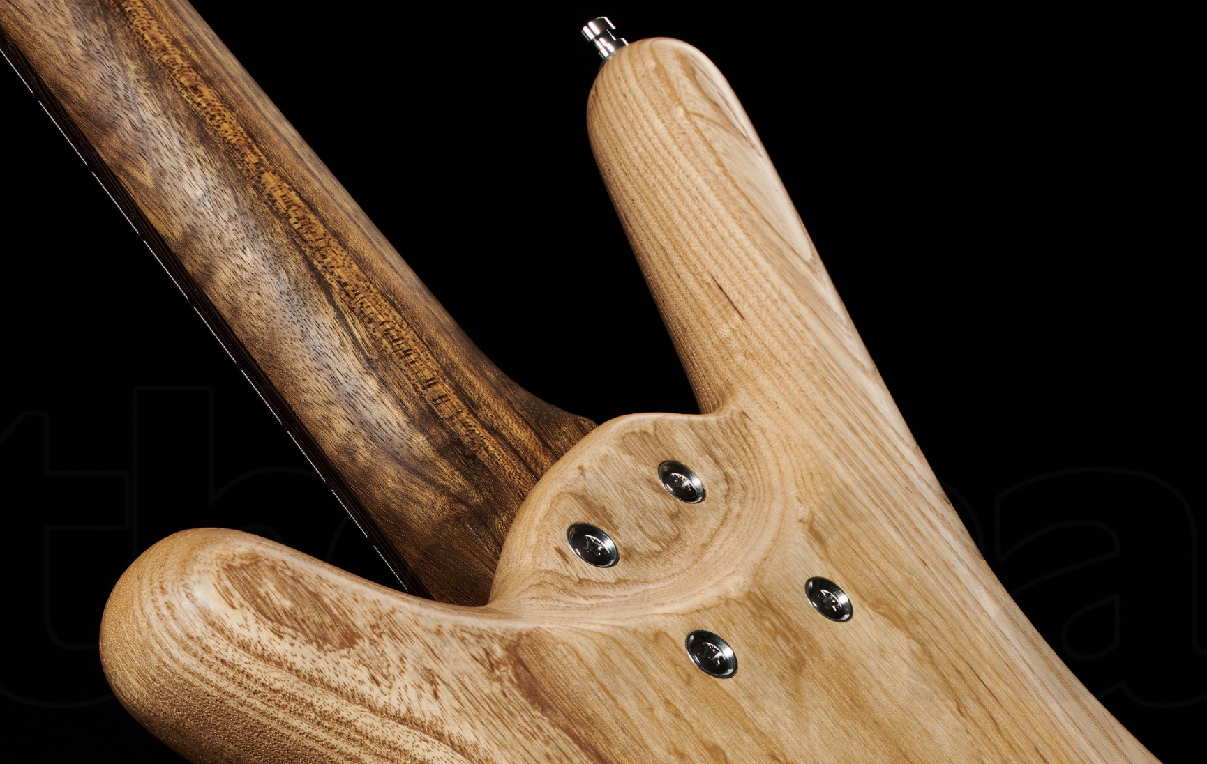 Warwick Corvette $$ 4c Teambuilt Pro Gps Lh Gaucher All Active Wen - Natural Transparent Satin - Bajo eléctrico de cuerpo sólido - Variation 3